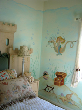 disney princess ariel mermaid bedrooms for girls - decorating ideas 